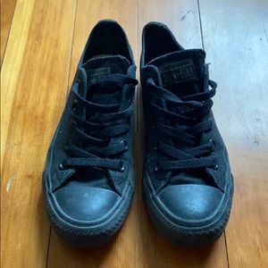 All black converse
